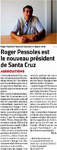 ROGER PESSOLES - PRESIDENT 2022 DE NIMES SANTA CRUZ